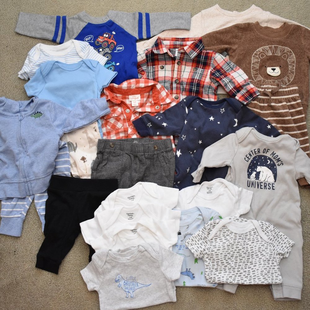 Baby Boy 24 Piece Clothing Bundle 0-3 Month